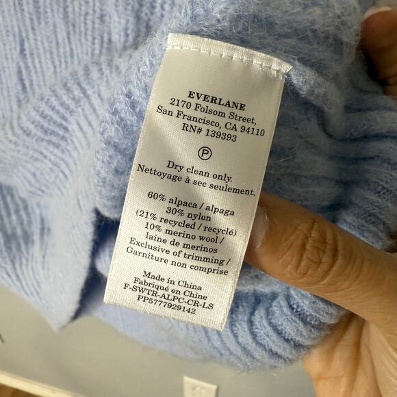 Everlane The Oversized Alpaca Wool blend sweater Size XS - Picture 7 of 8